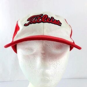 Titleist Youth Baseball Cap Classic 6 Panel Colorblock Strapback Golf - One Size